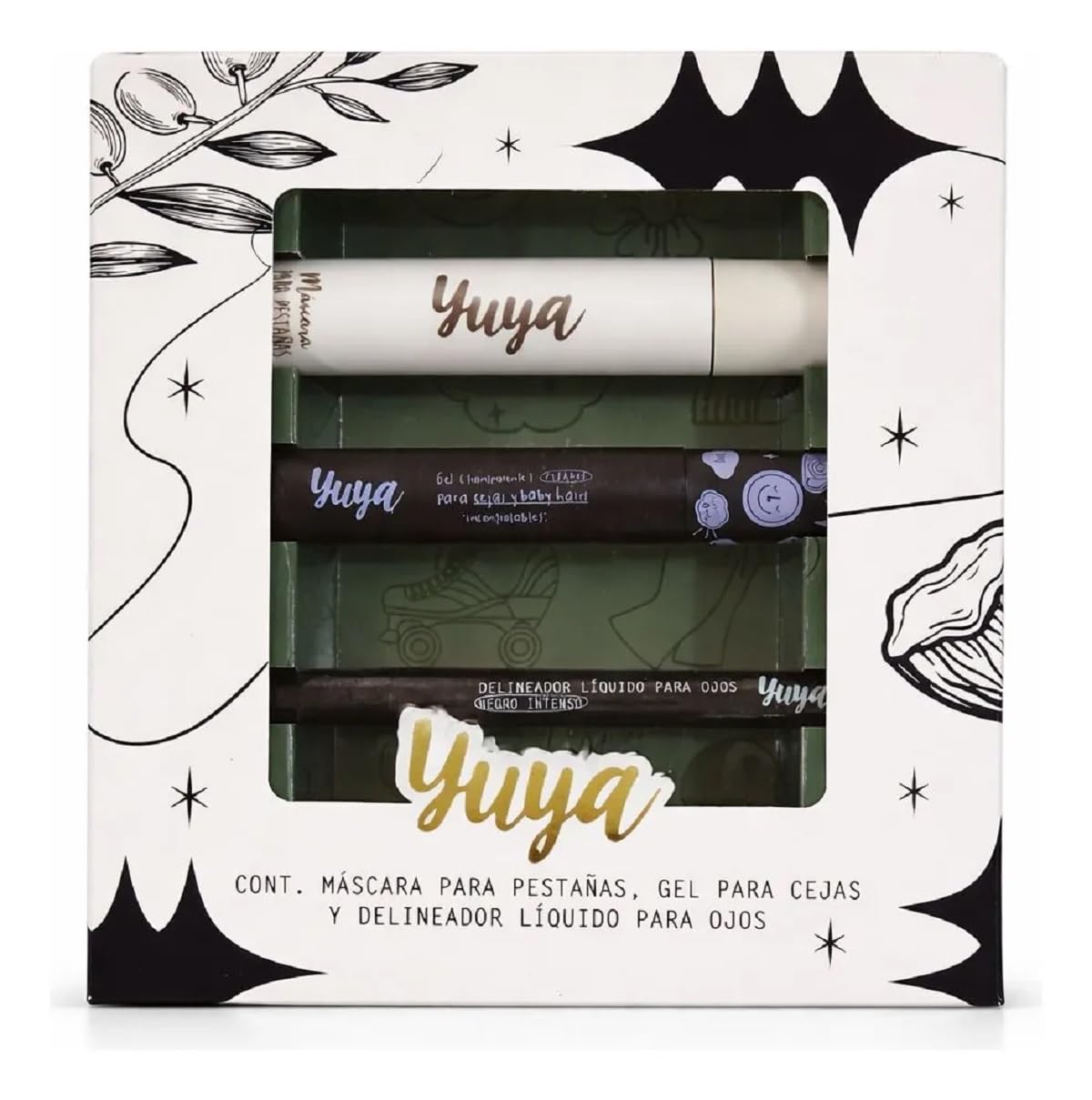 Republic Cosmetics Set M?scara de Pesta?as 10 Aceites Naturales Negra +