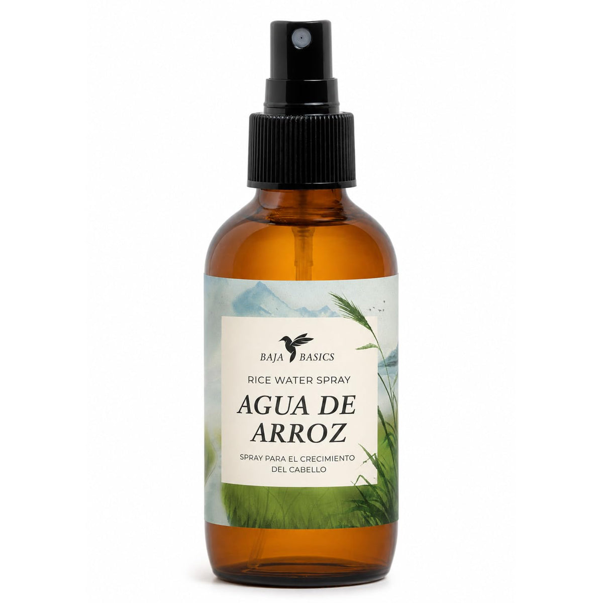 Spray Capilar Agua de Arroz para el Crecimiento del Cabello, 120 ml