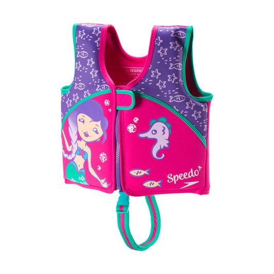Chaleco de Natación Speedo Kids UPF 50+ Neopreno Berry Large Impreso