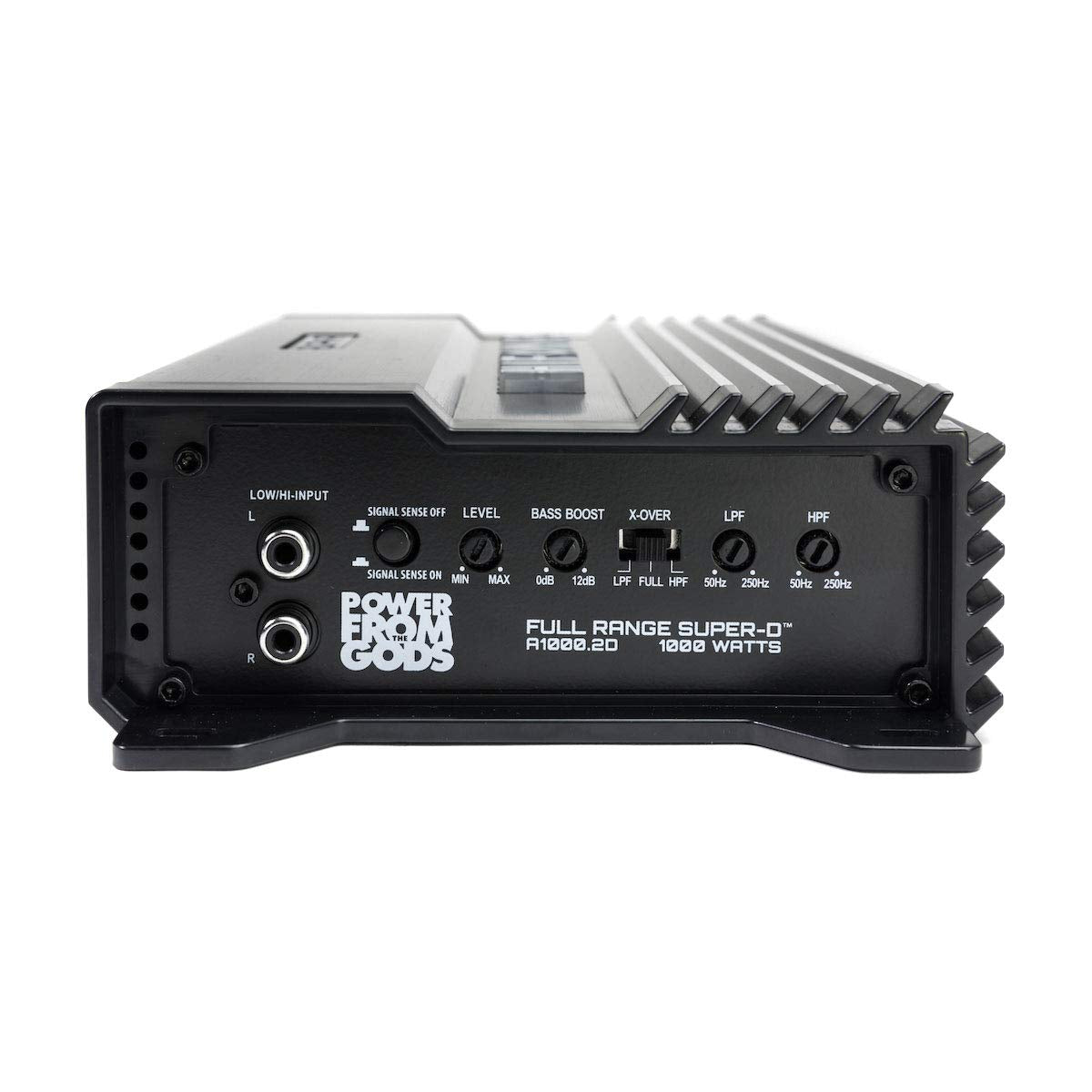 Hifonics A1000.2D Alpha Series Compact 1000 W Amplificador de Coche de Dos Canales de Rango Completo Super D Class Amp