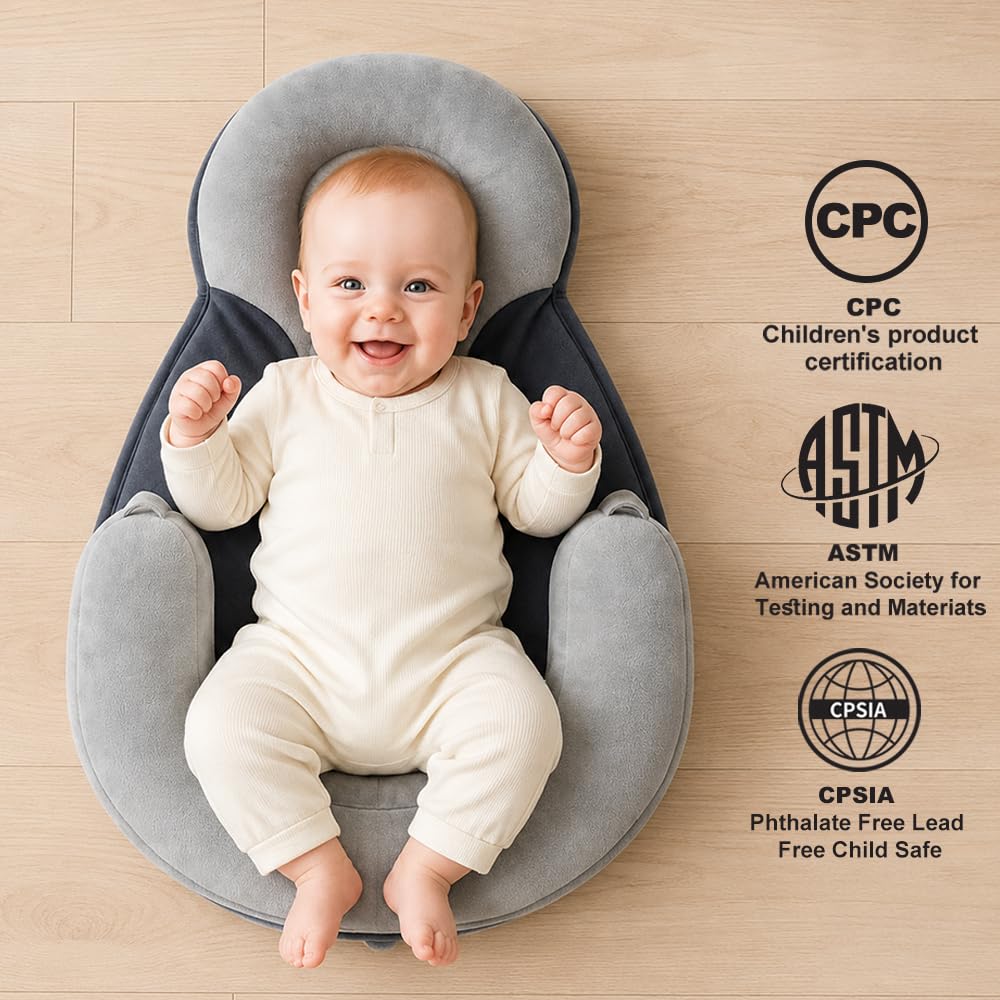 Almohada de alimentación para bebé, almohada antidesbordamiento, estera para la lactancia materna