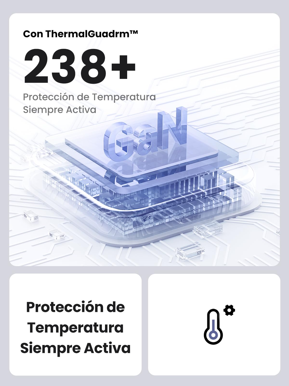 Cargador USB C UGREEN Nexode Blanco 30W Mini GAN Carga Rápida para Galaxy y iPhone