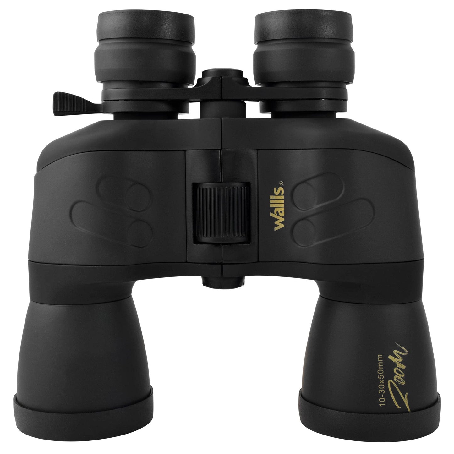 Binocular Wallis Negro Zoom Porro Revestimiento Rubicon 10-30 x 50 mm