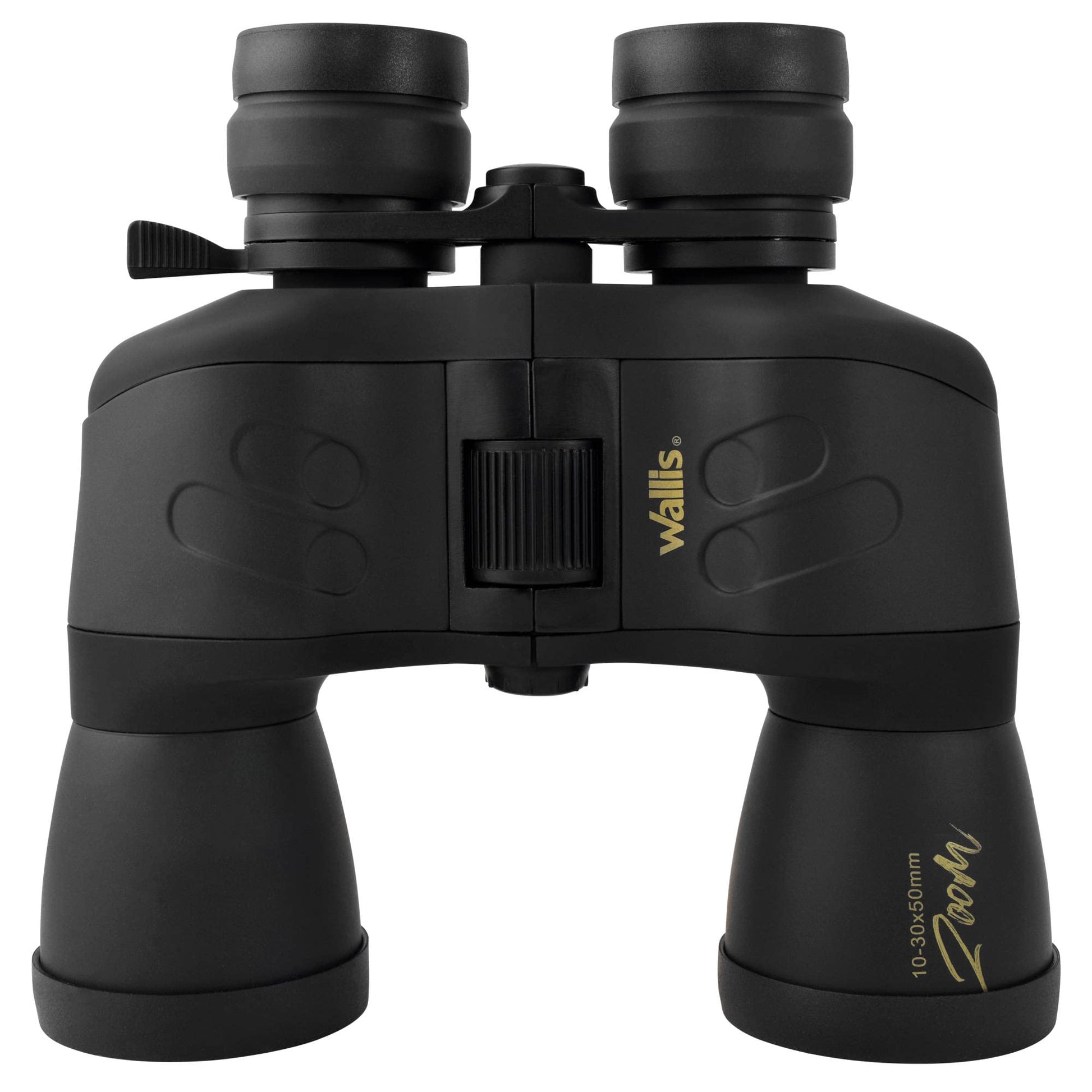 Binocular Wallis Negro Zoom Porro Revestimiento Rubicon 10-30 x 50 mm