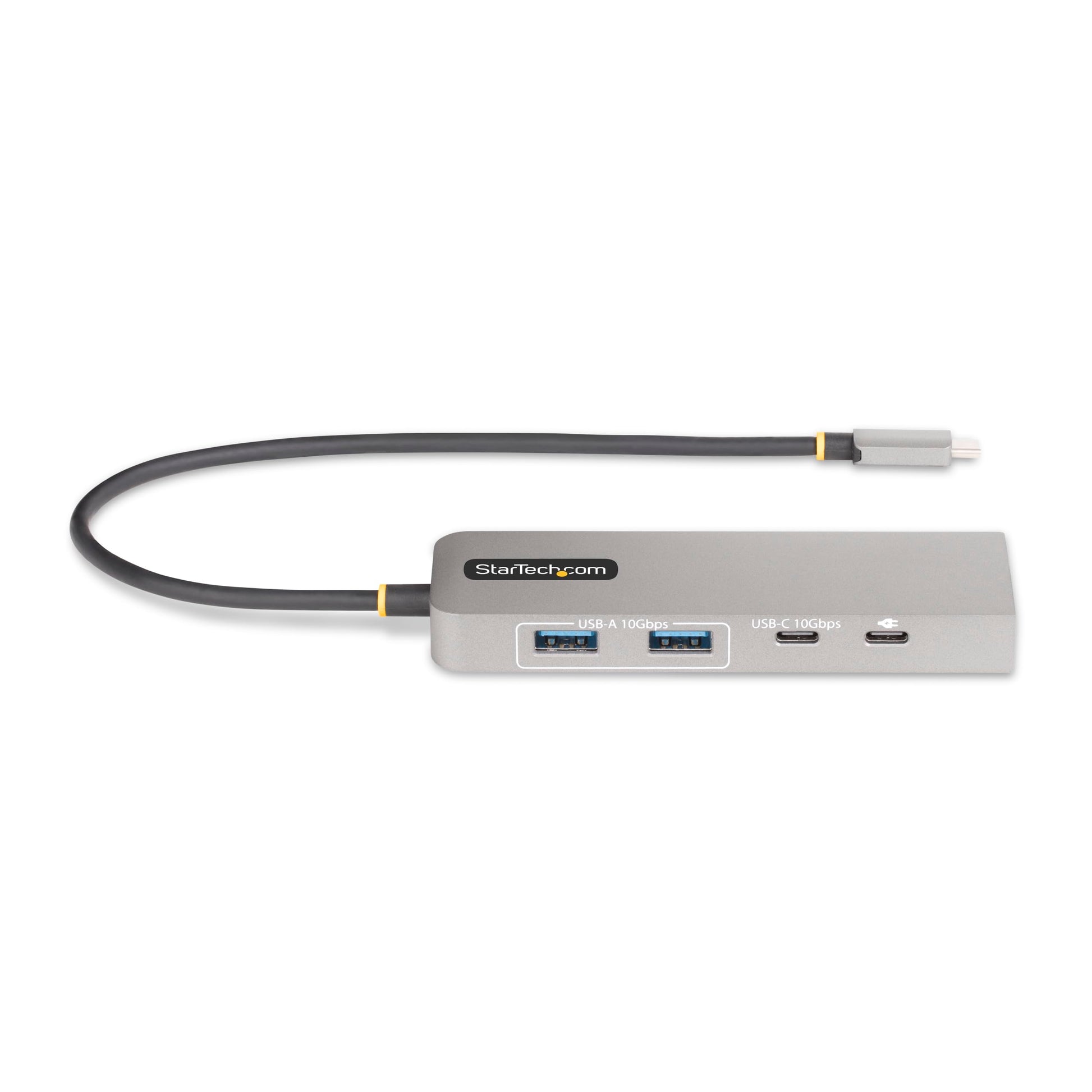 Concentrador USB-C StarTech.com Negro con Ethernet 2,5 Gbps y Puerto PD 100W