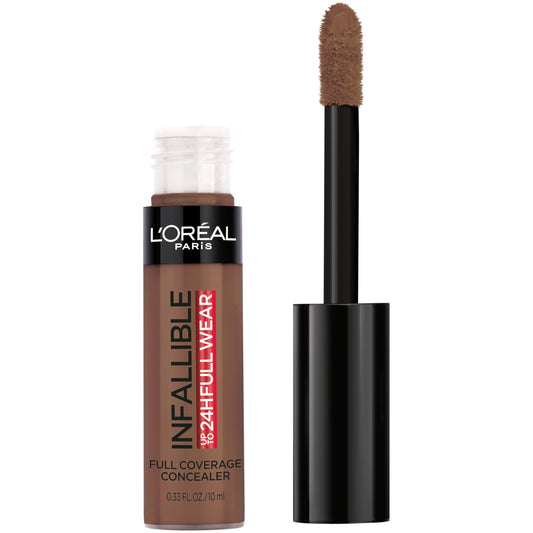 L'Oreal Paris Cosmetics Infallible Full Wear Concealer, Coffee, 0.33 Fluid Ounce