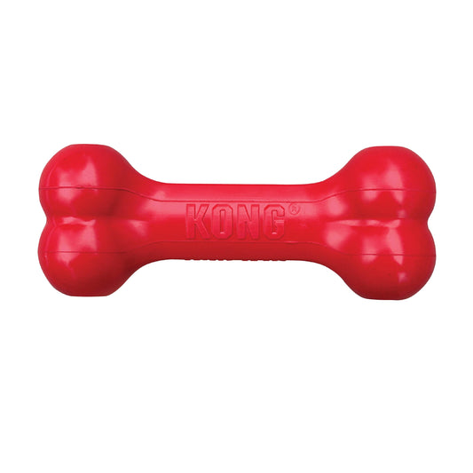 Kong Goodie Bone Juguete para Perro con Forma de Hueso, color Rojo, Chico