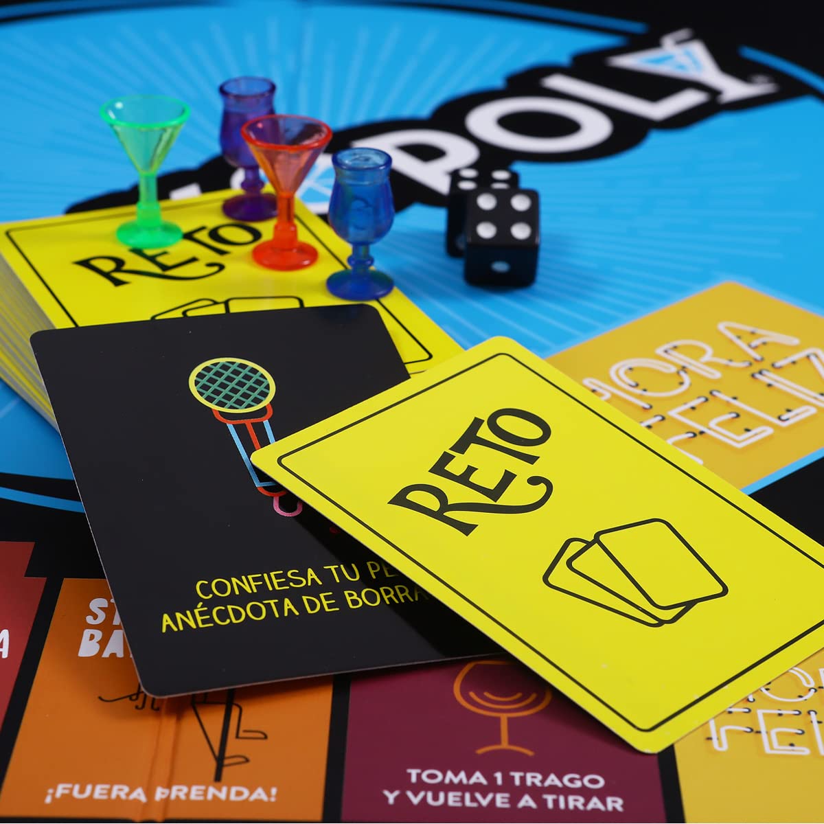 Juego de Mesa Novelty Drinkopoly Fiesta Bebidas para 20 Jugadores