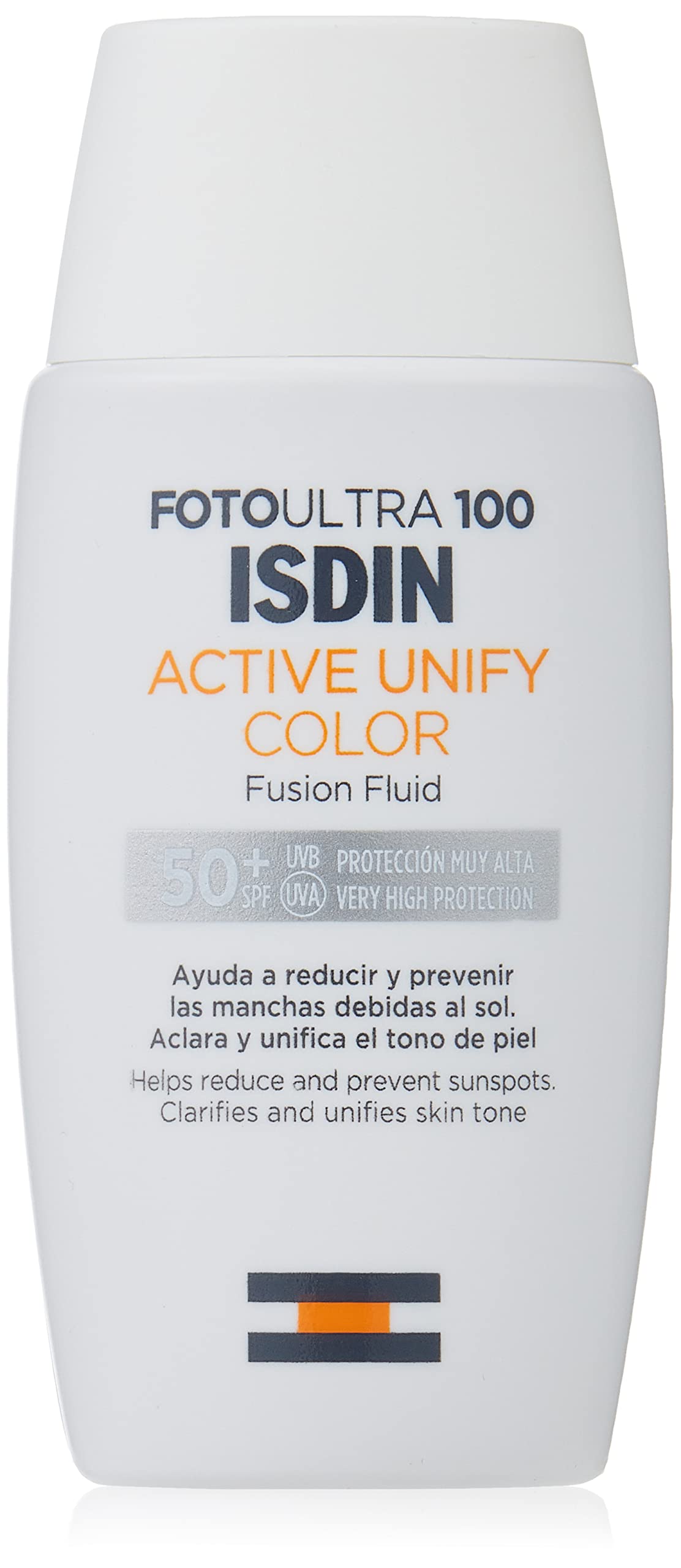 ISDIN Isdinceutics hyaluronic concentrate, serum facial ligero y ultrahidratante, con acido hialuronico - 30ml + FotoUltra 100 Active Unify SPF 50+, Protector Solar Facial con color,50 ml