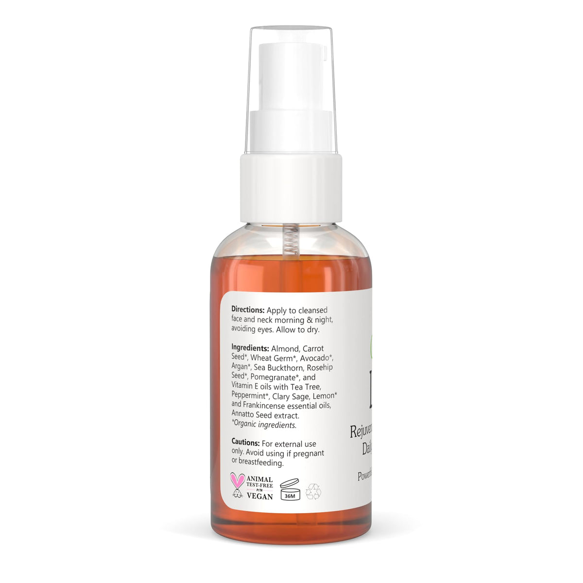 Clearly LIFT, Suero Anti-Edad para Rostro y Cuello con Aceite de Semilla de Zanahoria, de Rosa Mosqueta | Hidratante que Ilumina para Reducir Arrugas, Estimula el Colágeno, Corrige Ojeras