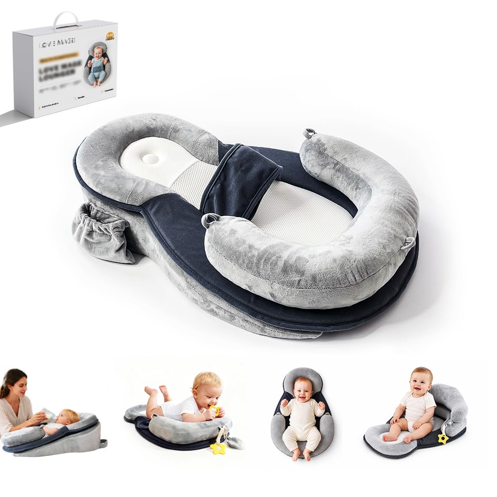 Almohada de alimentación para bebé, almohada antidesbordamiento, estera para la lactancia materna