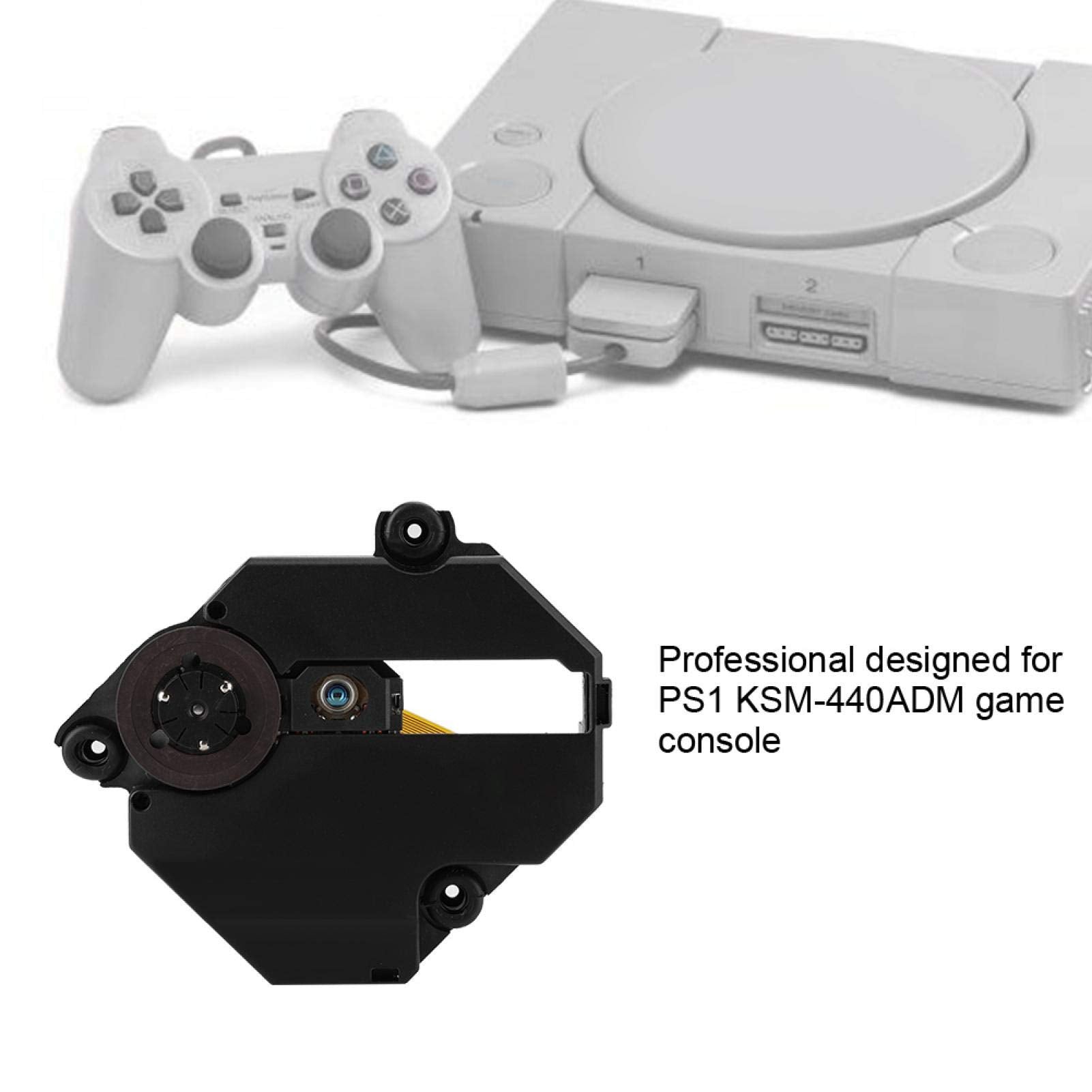 ASHATA Lente Láser óptica Recolección de Lente óptica Recambio de la Lente de la Unidad óptica para la Consola de Juegos KSM-440ADM