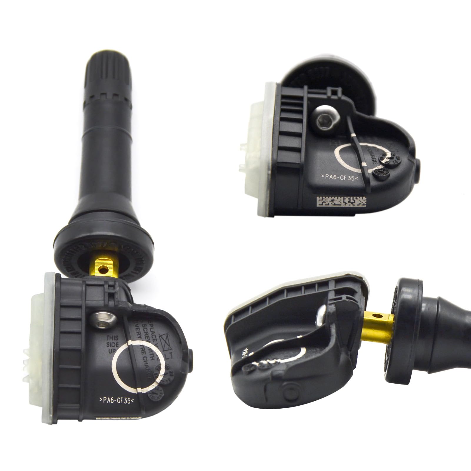 Paquete de 4 Sensores de Presión de Neumáticos IZYSS Programados en 315MHz para Ford y Lincoln