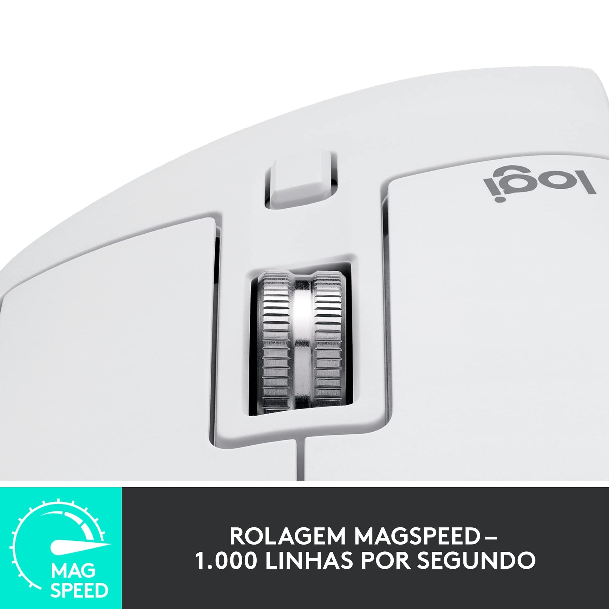 Logitech MX Master 3S Mouse Inalámbrico de Desempeño, Scrolling Ultra-rápido, 8K dpi, Seguimiento sobre Vidrio, Clics Silenciosos, USB-C, Bluetooth