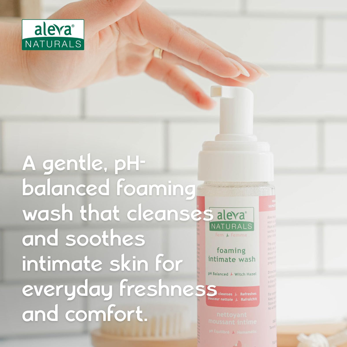 Aleva Naturals 37972 Foaming Fem Wash, 200ml