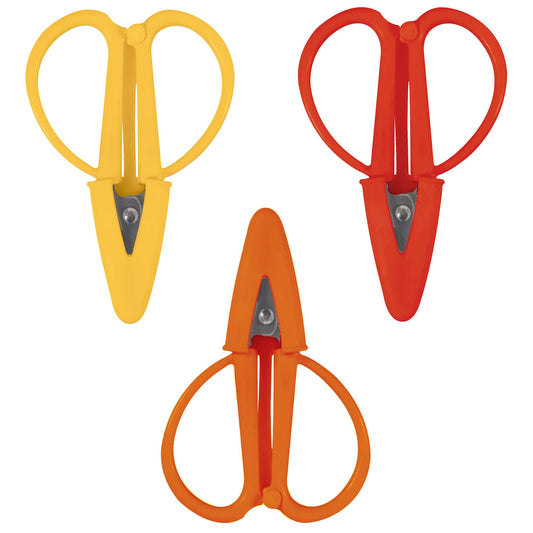 JubileeYarn Tiny Traveler Scissors - Mini Tijeras Portátiles para Avión Compatibles con TSA - Sun Drenched, Endless Desert, Coral Reef - 3 Unidades en Total