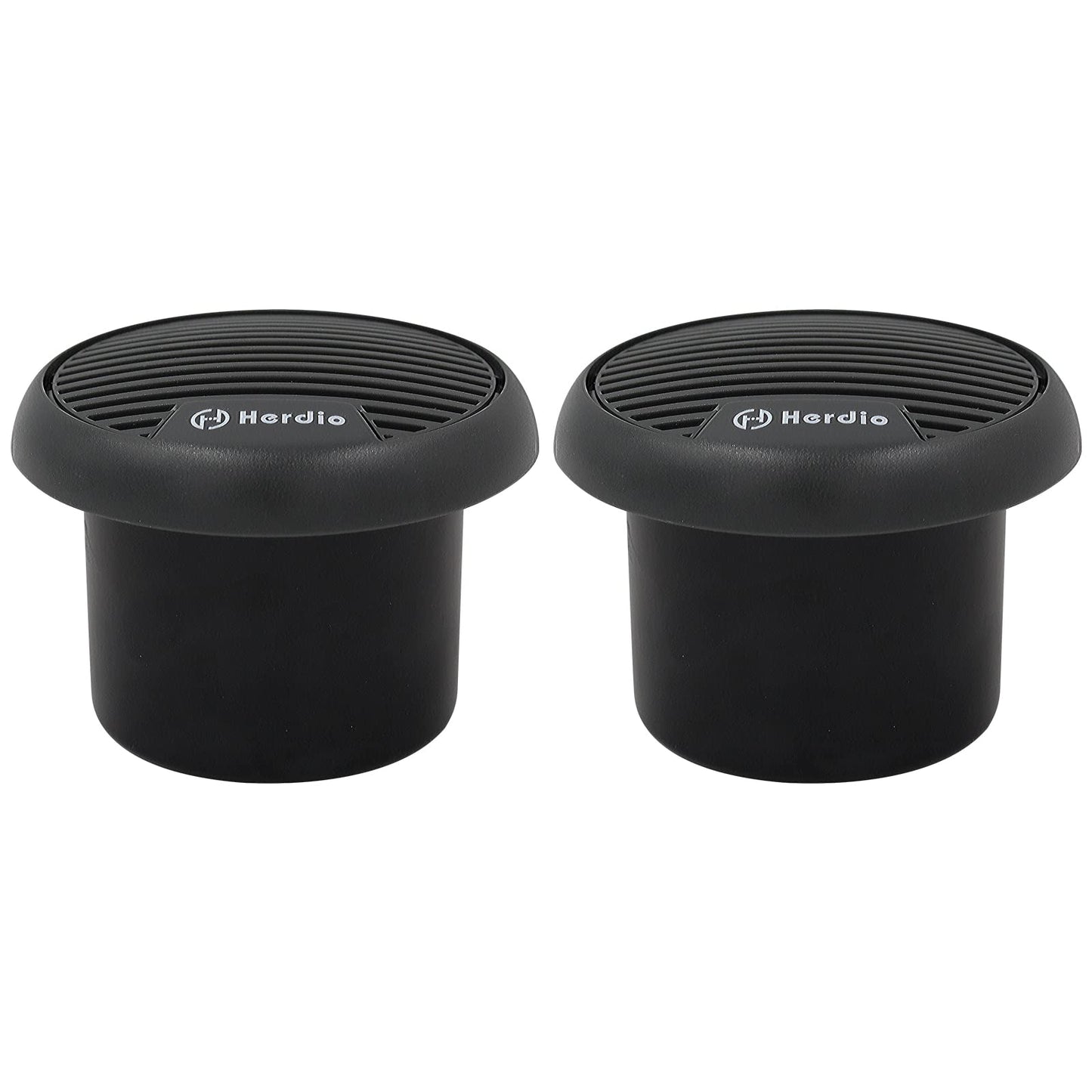 Herdio - Altavoces Bluetooth para Motocicleta con bañera de hidromasaje estéreo con Potencia máxima de 140 W (Negro)