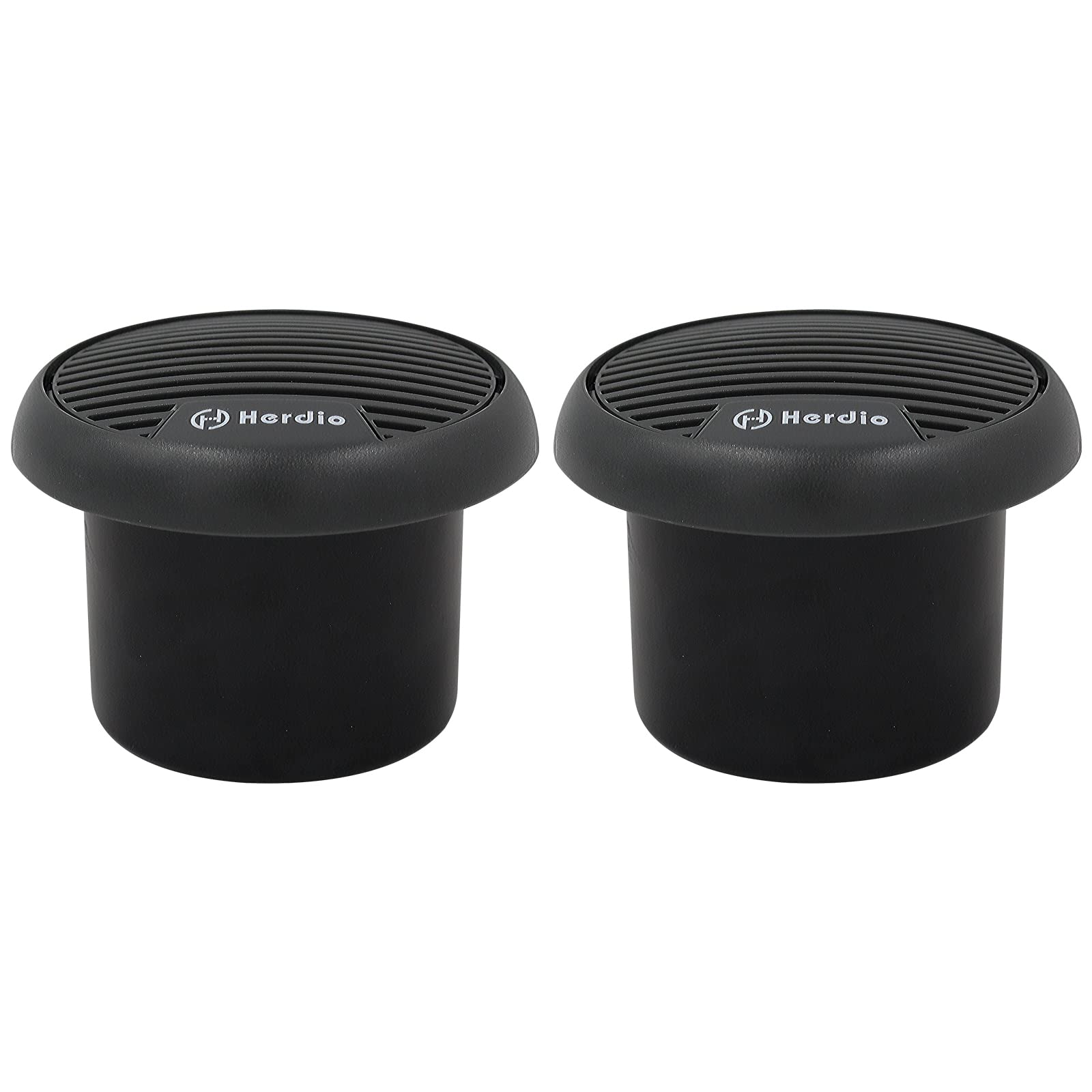 Herdio - Altavoces Bluetooth para Motocicleta con bañera de hidromasaje estéreo con Potencia máxima de 140 W (Negro)