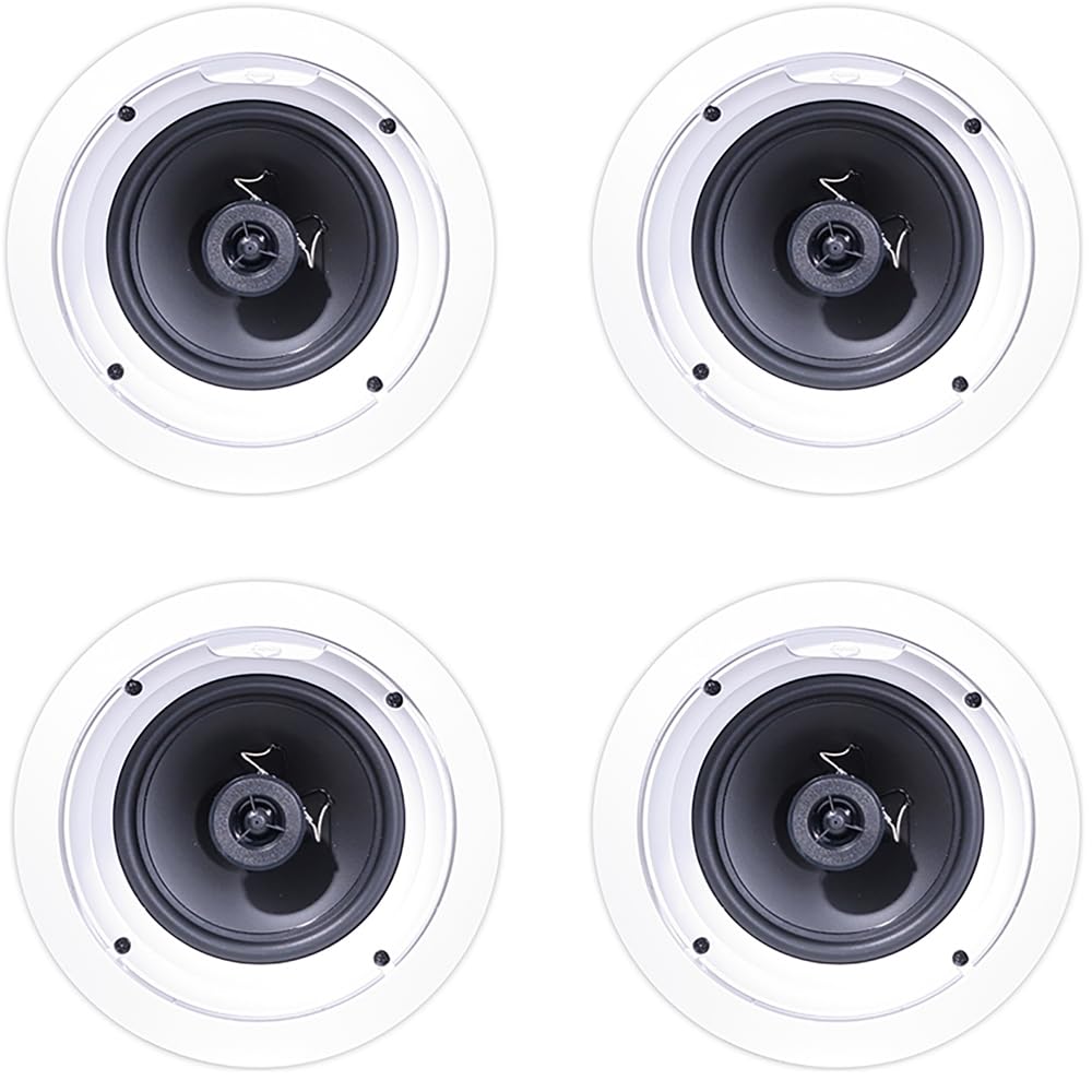 Klipsch 1007209 R-1650-C - Altavoz de techo - Blanco (paquete de 4)