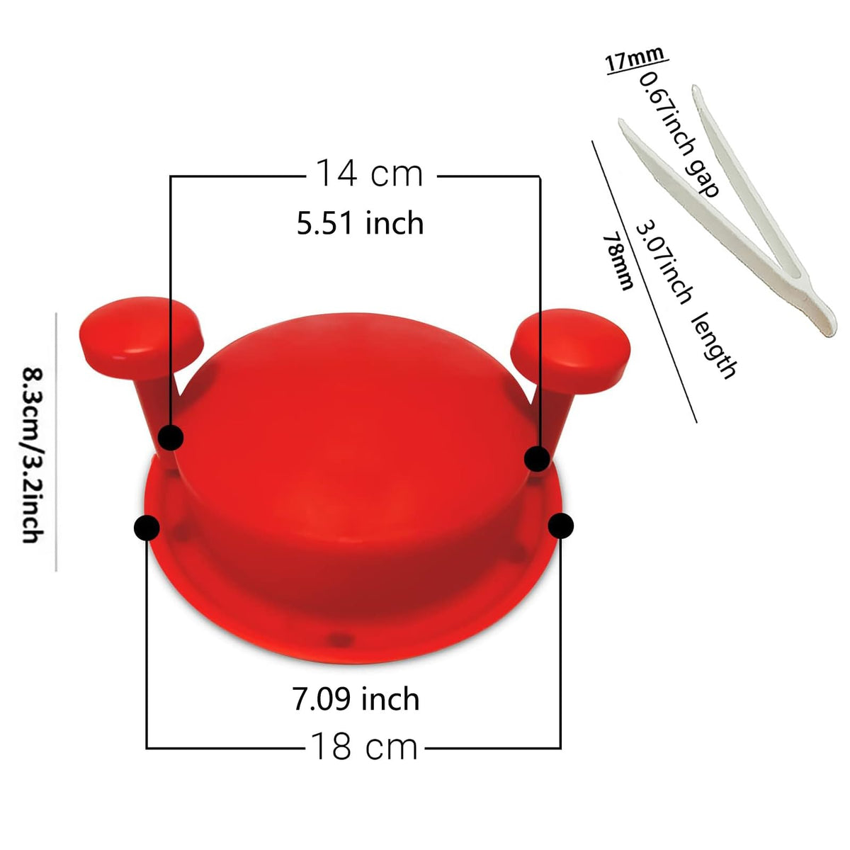 Trituradora de Pollo Herramienta de Trituración Mini Pinzas
