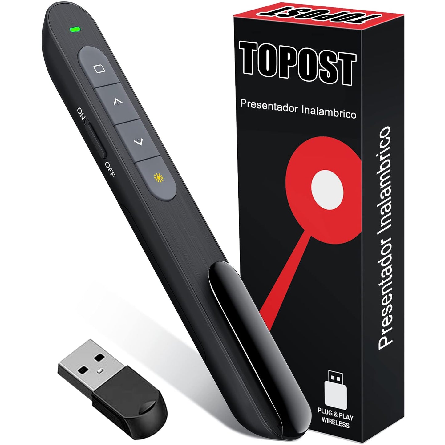 Presentador Inalámbrico TOPOST Compatible con Windows y Mac