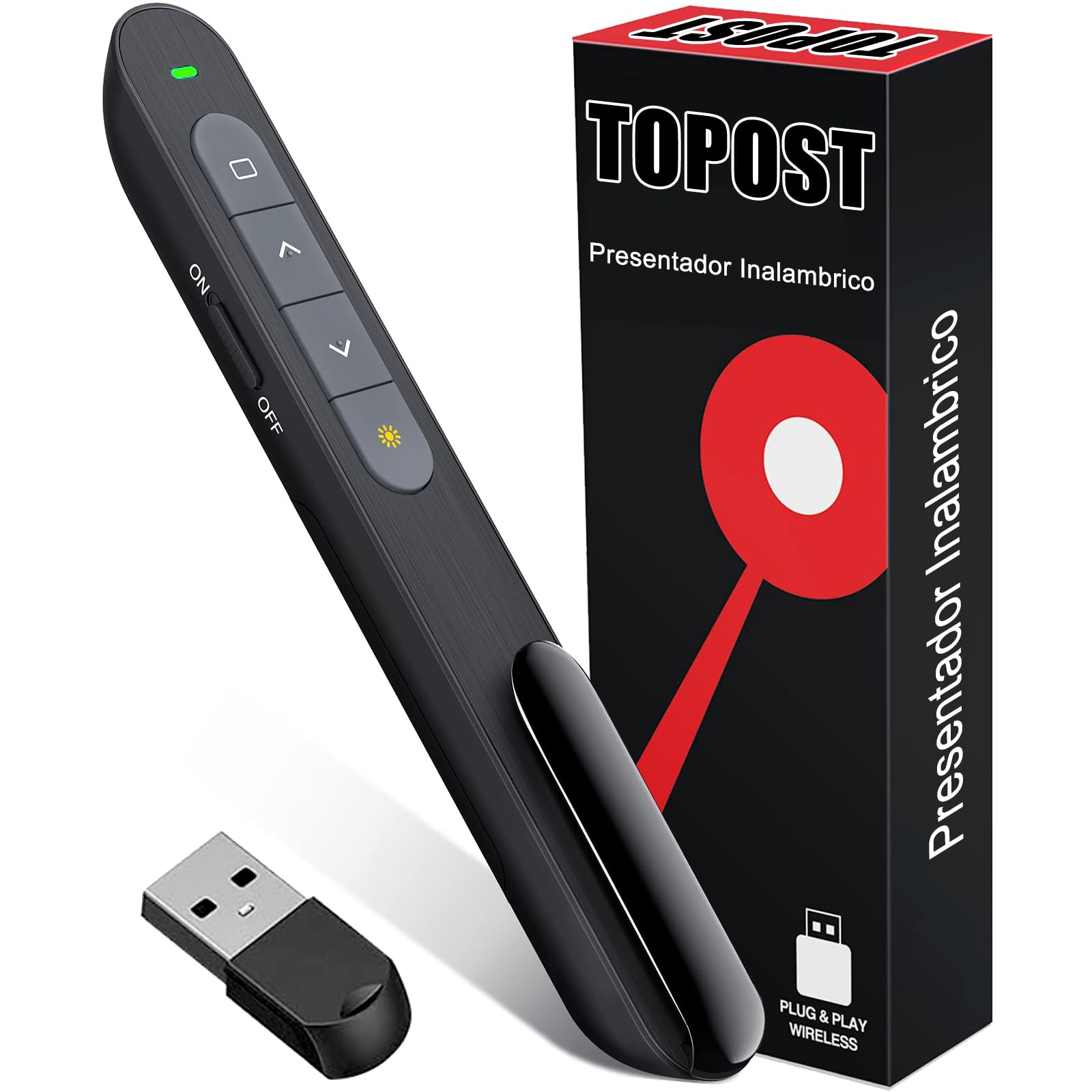 Presentador Inalámbrico TOPOST Compatible con Windows y Mac