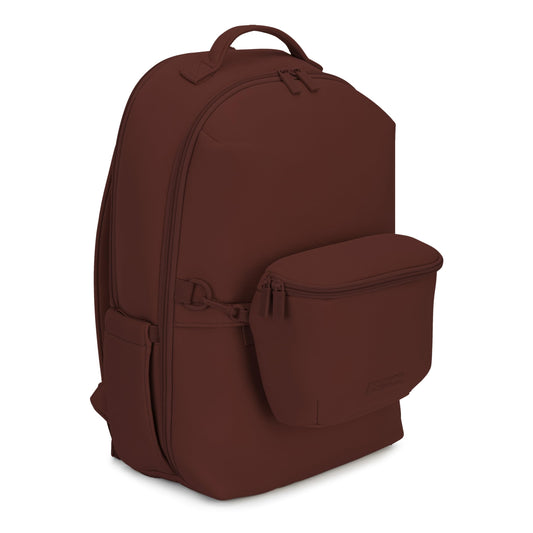 Mochila Parker Baby Raisin Moderno con Bolsa para Cinturón y Almohadilla para Cambiar Pañales