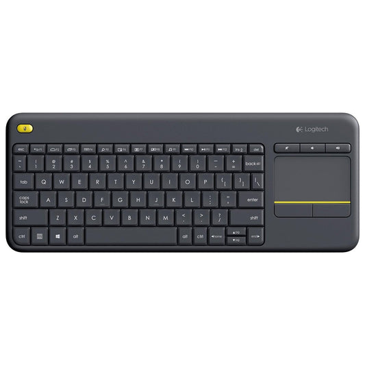 Teclado Inalámbrico Logitech Negro con Touchpad Multitáctil de 8,9 cm Reacondicionado