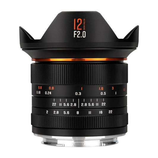 Brightin Star - Lente F2 III de 12 mm para Fujifilm XF-Mount, APS-C, lente de cámara sin espejo de gran angular para cámaras XT5, XT4, XT30, XPRO3/1, XT200, XS10, XA7, XE4, XH1