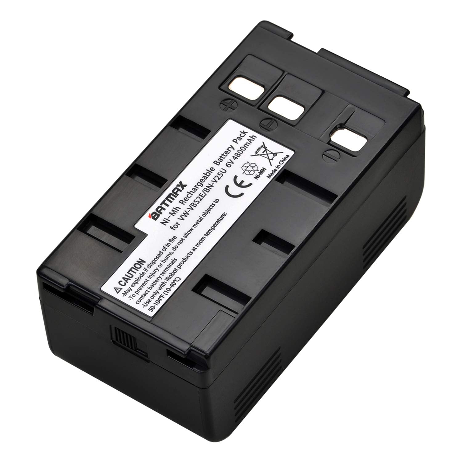 Batmax 4800mAh BN-V25U Battery for JVC BN-V10U, BN-V11U, BN-V12U, BN-V14U, BN-V15, BN-V18U, BN-V22U, BN-V24U, BN-V25U PANASONIC PV-BP15 PV-BP17 Cameras