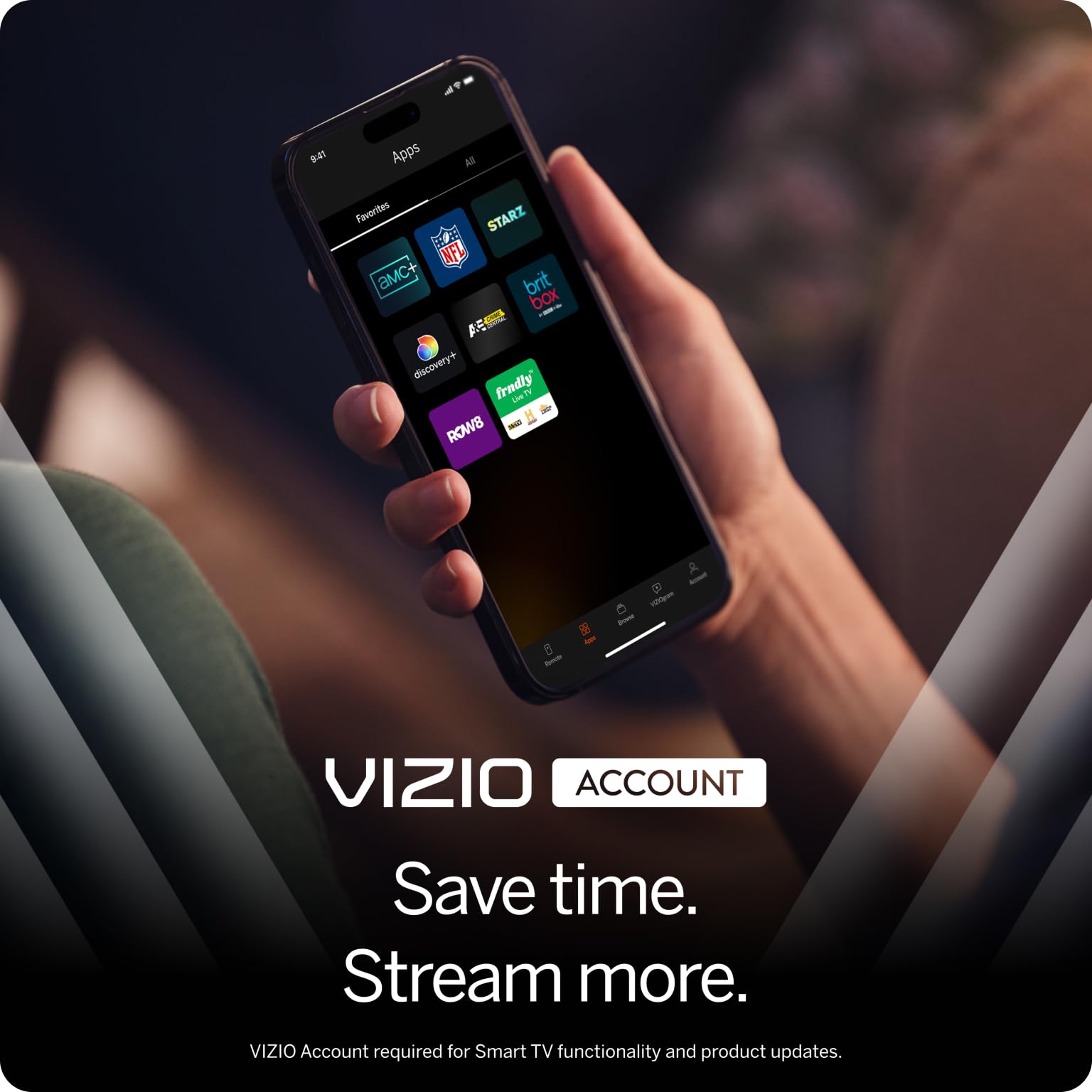 VIZIO - Smart TV Full HD 1080p de 40 pulgadas con DTS Virtual: X, compatibilidad con Alexa, Google Cast integrada, con auriculares Bluetooth (VFD40M-08 nuevo)