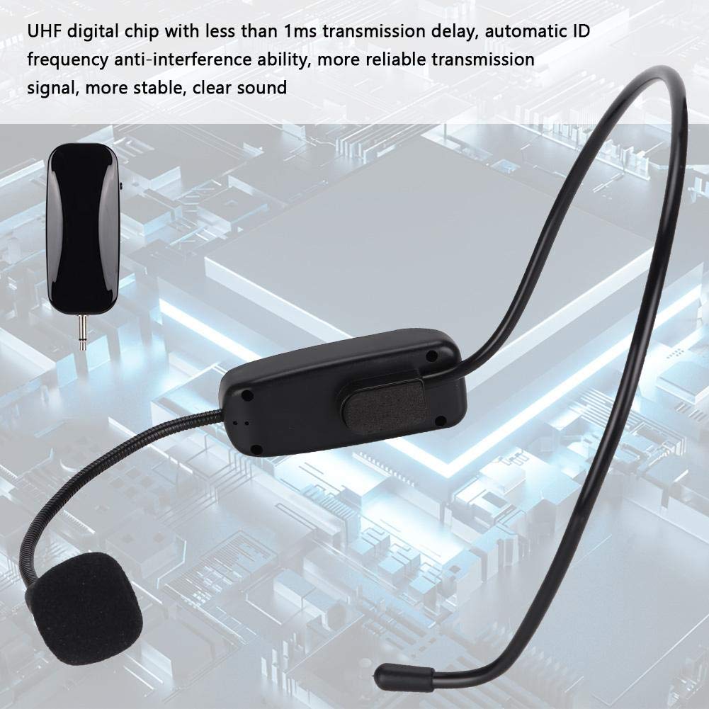 Auriculares Inalámbricos Bluetooth Pomya con Micrófono UHF para Enseñanza y Reuniones