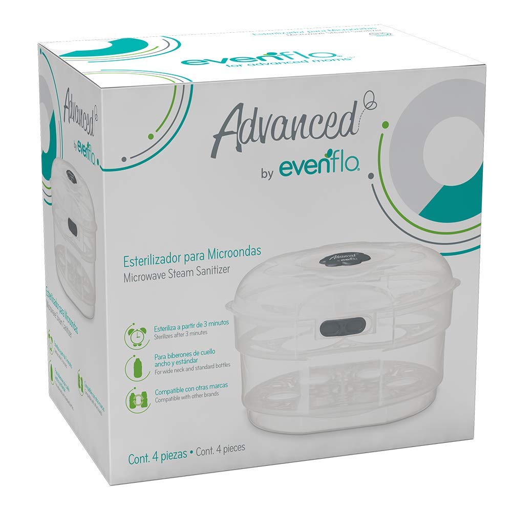 Esterilizador de Vapor Advanced by Evenflo MEX para Microondas
