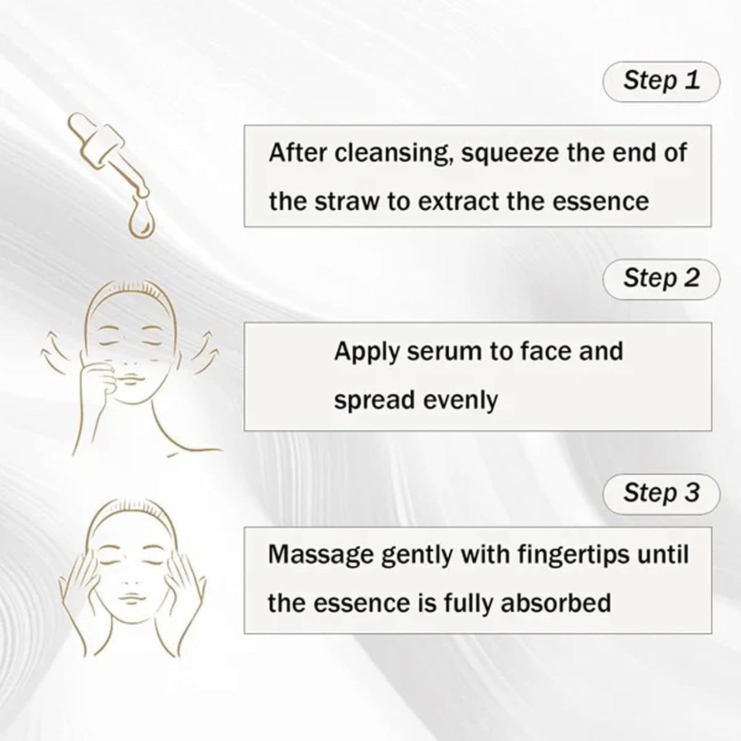 CARVENCHY Vitamin C Facial Serum Essence,Hydration, Skin Moisturized, Anti-Aging (5pcs)