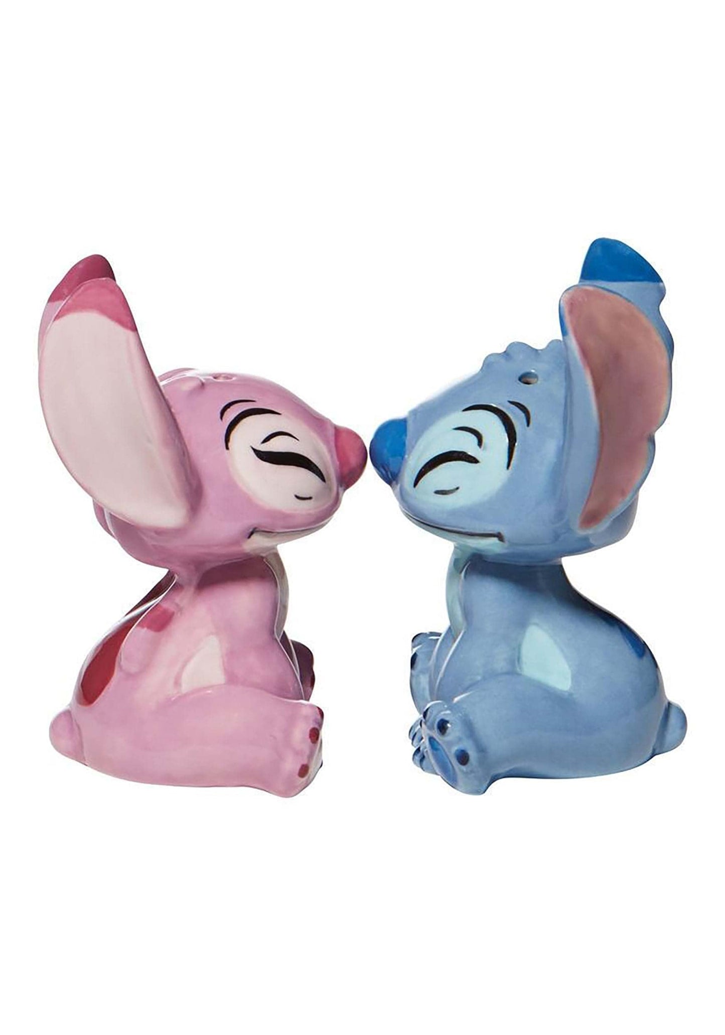 Juego de Salero y Pimentero Enesco Disney Ceramics Stitch and Angel multicolor