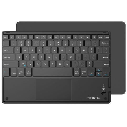 Teclado Bluetooth Inalámbrico Ultradelgado Fintie Negro con Touchpad Multi-Touch Integrado