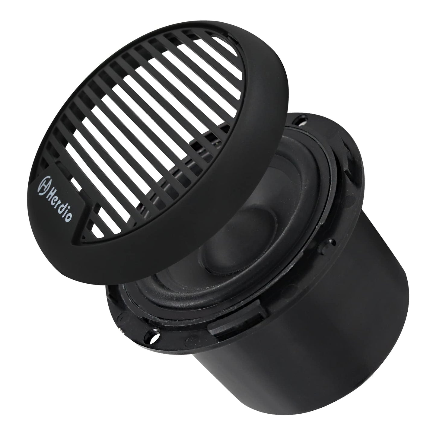 Herdio - Altavoces Bluetooth para Motocicleta con bañera de hidromasaje estéreo con Potencia máxima de 140 W (Negro)