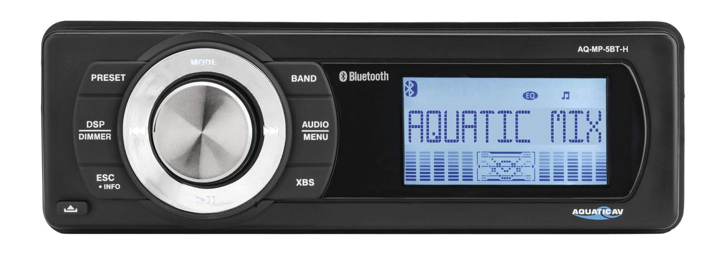 Aquatic AV Radio de Repuesto MP5 para Harley (Modelos Touring 1998-2013)