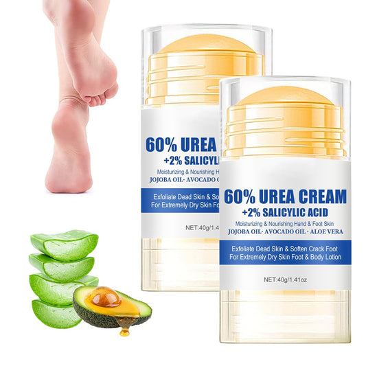 Crema Hidratante para Pies, Repara e Hidrata los Pies Secos y Agrietados, Exfoliating Moisturizing Foot Ointment, 40 ml (2)