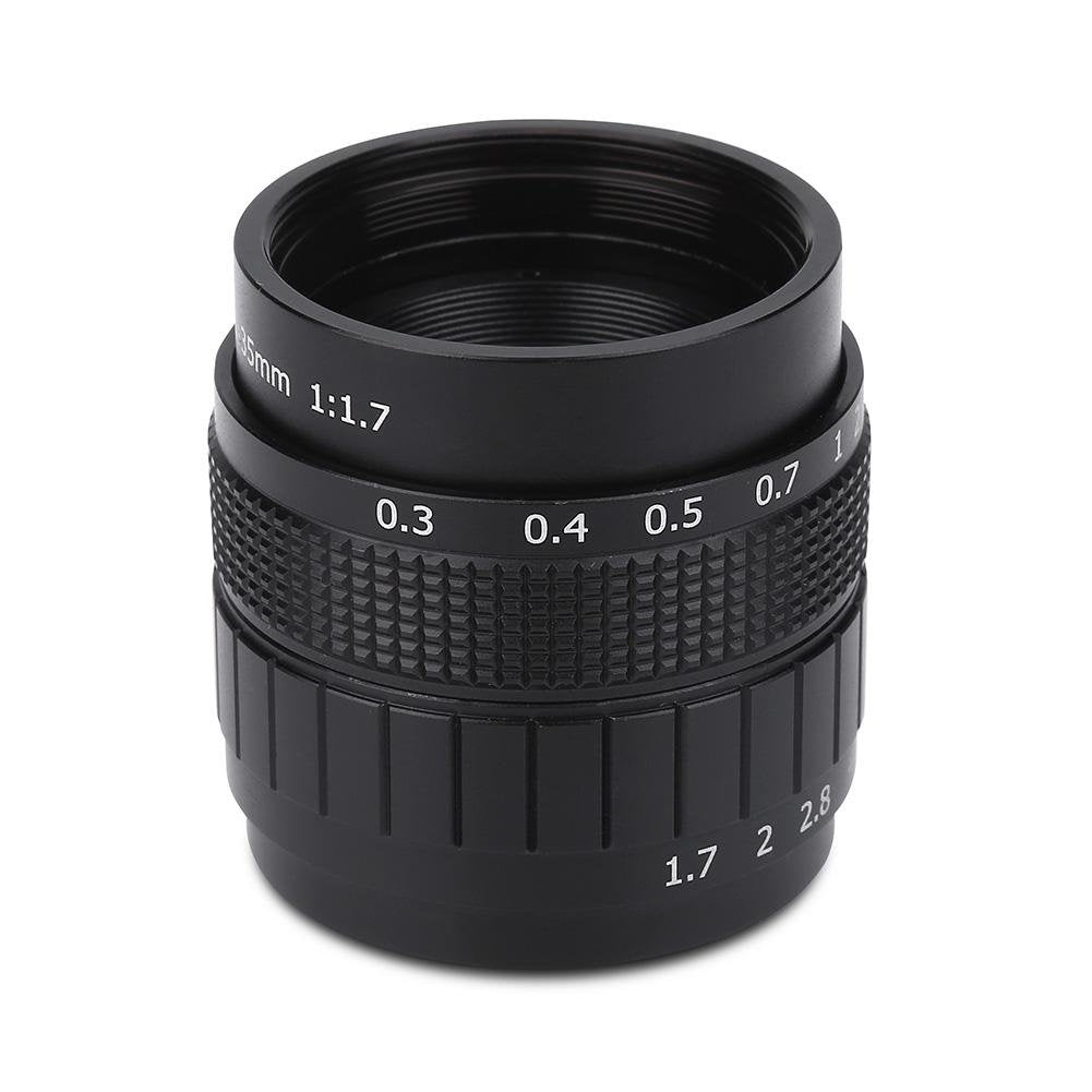 Lente de cámara 35 mm f/1.7 Circuito cerrado TV Lente de televisión Fotografía Accesorio de cámara para montura C