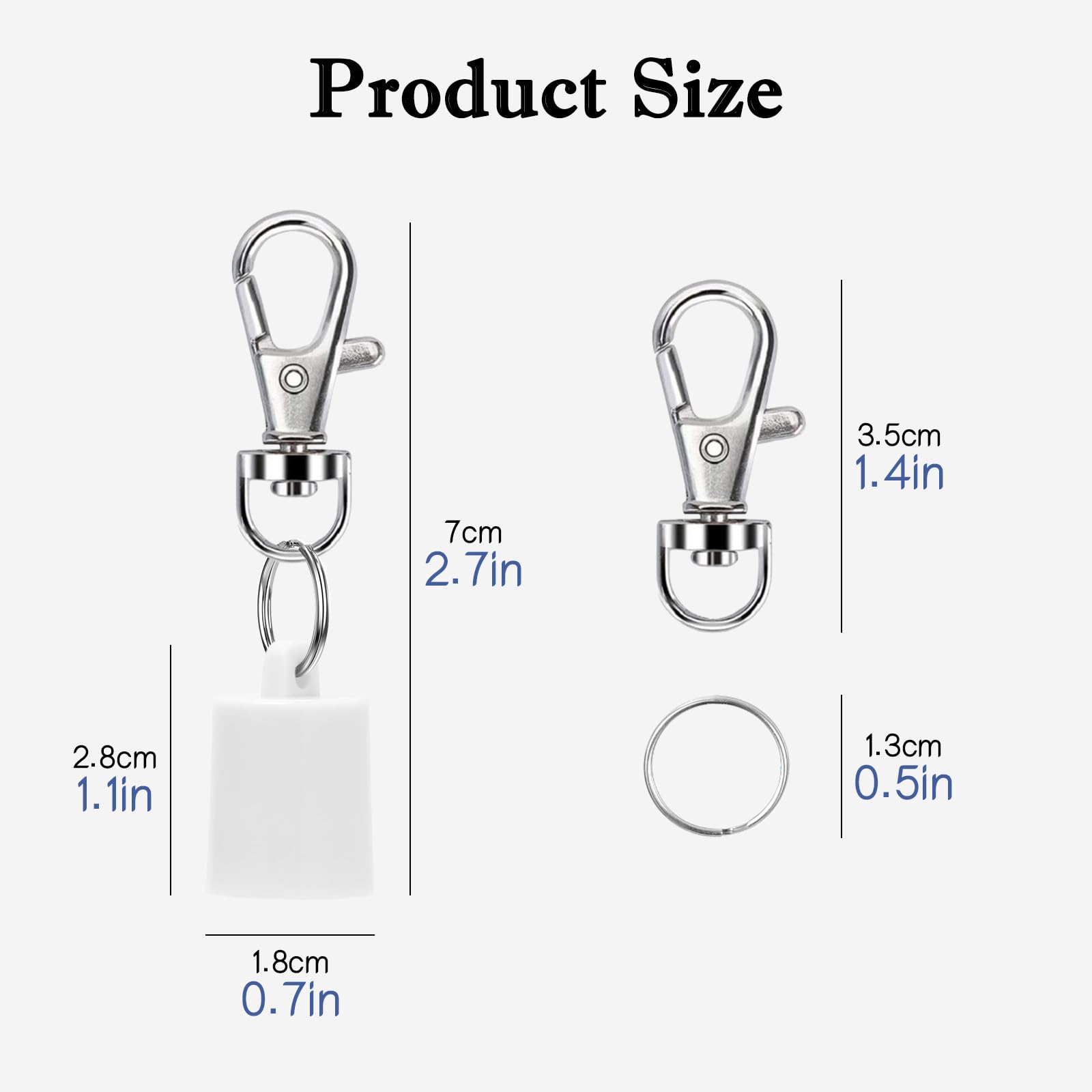 Llavero para llavero de 14 ml con bálsamo labial de 0.5 onzas, compatible con LANGIGE de 0.35 onzas, soporte portátil para llavero, Color, L
