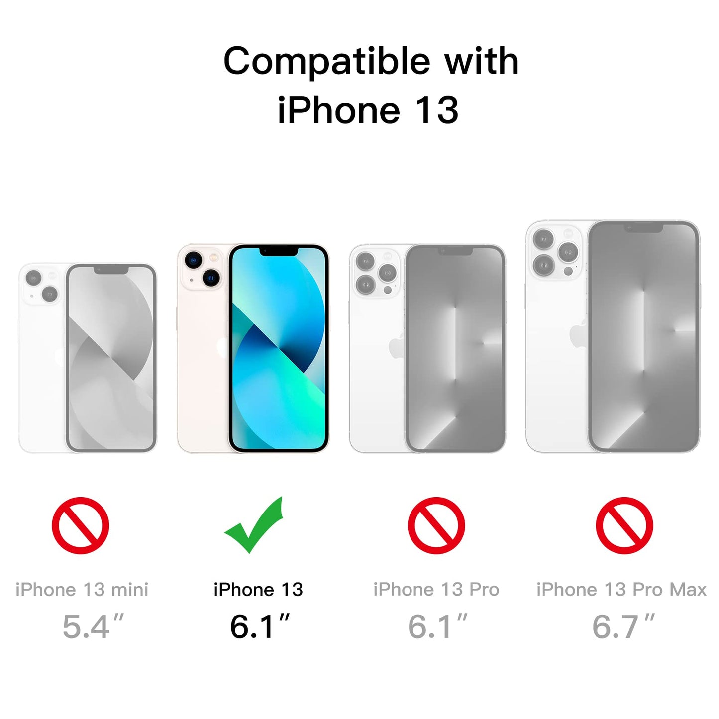 JETech Funda Delgada Mejorada (0,85 mm Grosor) para iPhone 13 6,1 Pulgadas, Cubierta Lente de Cámara Protección Completa, PC Duro Mate Ultra Delgada y Ligero Carcasa (Rosado)