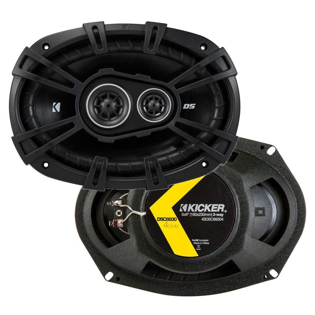 Parlantes Coaxiales para Auto Kicker D-Series 6x9 140 Watt 3-Way