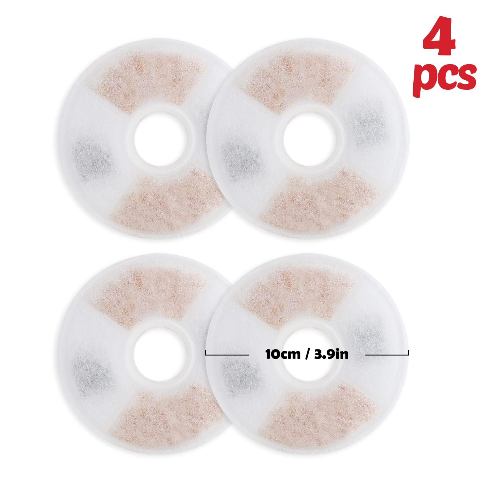 Filtros para Fuente de Agua Torlam Azul de 64 oz para Gatos