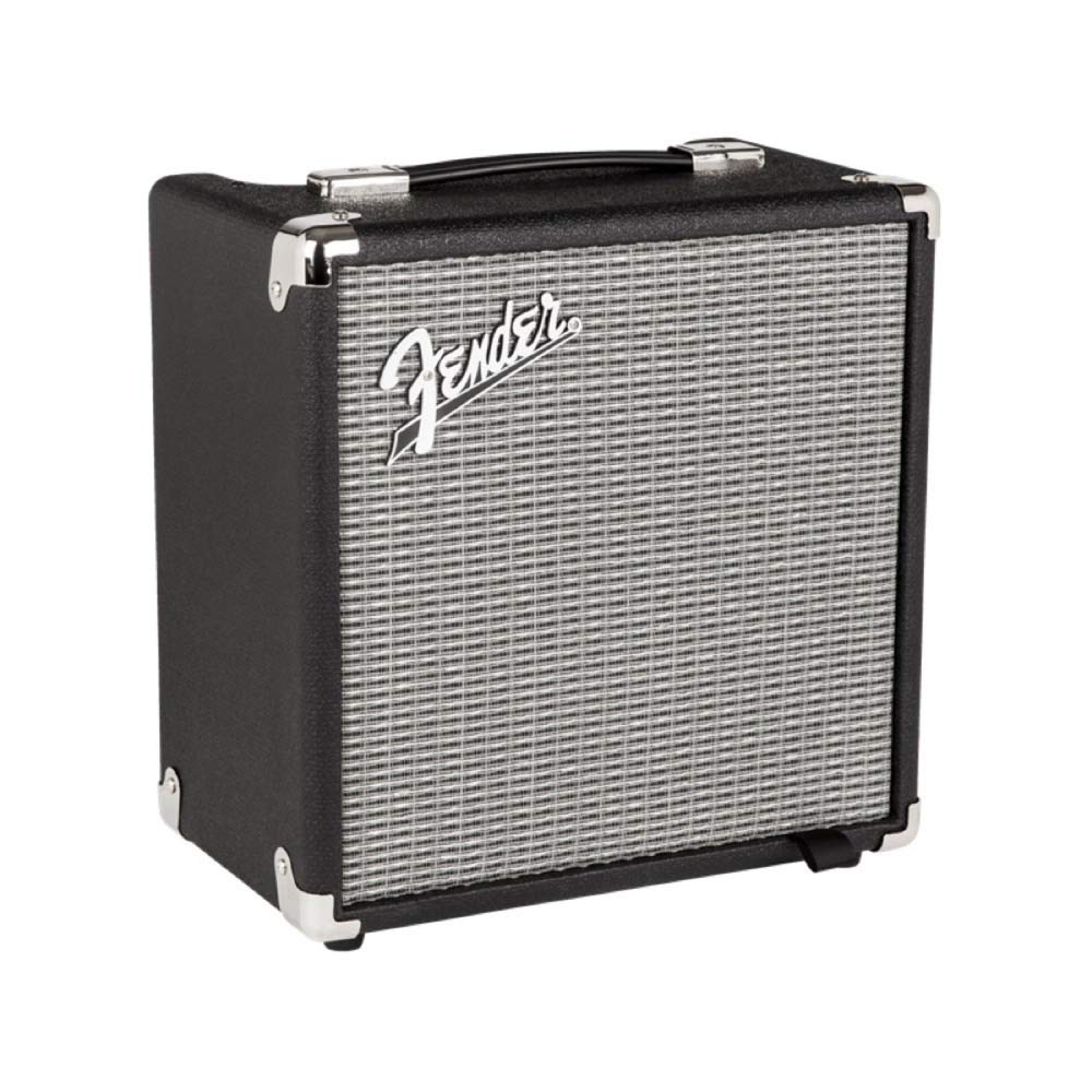 Fender Rumble 15 (V3) - Amplificador para bajo, 100 V JPN, Negro/Plateado
