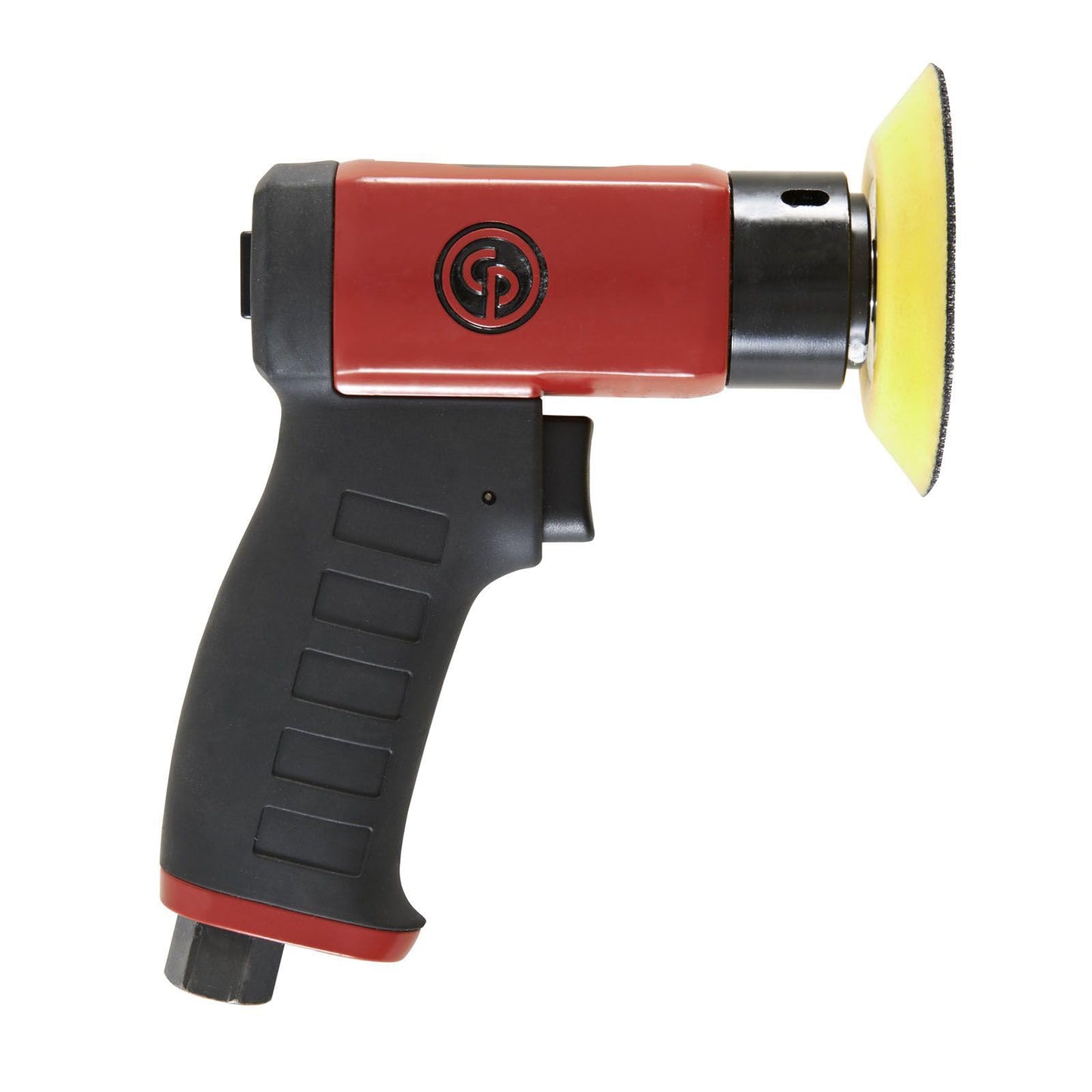 Chicago Pneumatic CP7200 - Herramienta de lijadora giratoria aleatoria de aire, mejora del hogar, herramientas de carpintería, pulidor, eliminación de óxido, resistente, herramienta giratoria, mango de pistola, gancho y bucle, 3 pulgadas (75 mm), 15000 RP