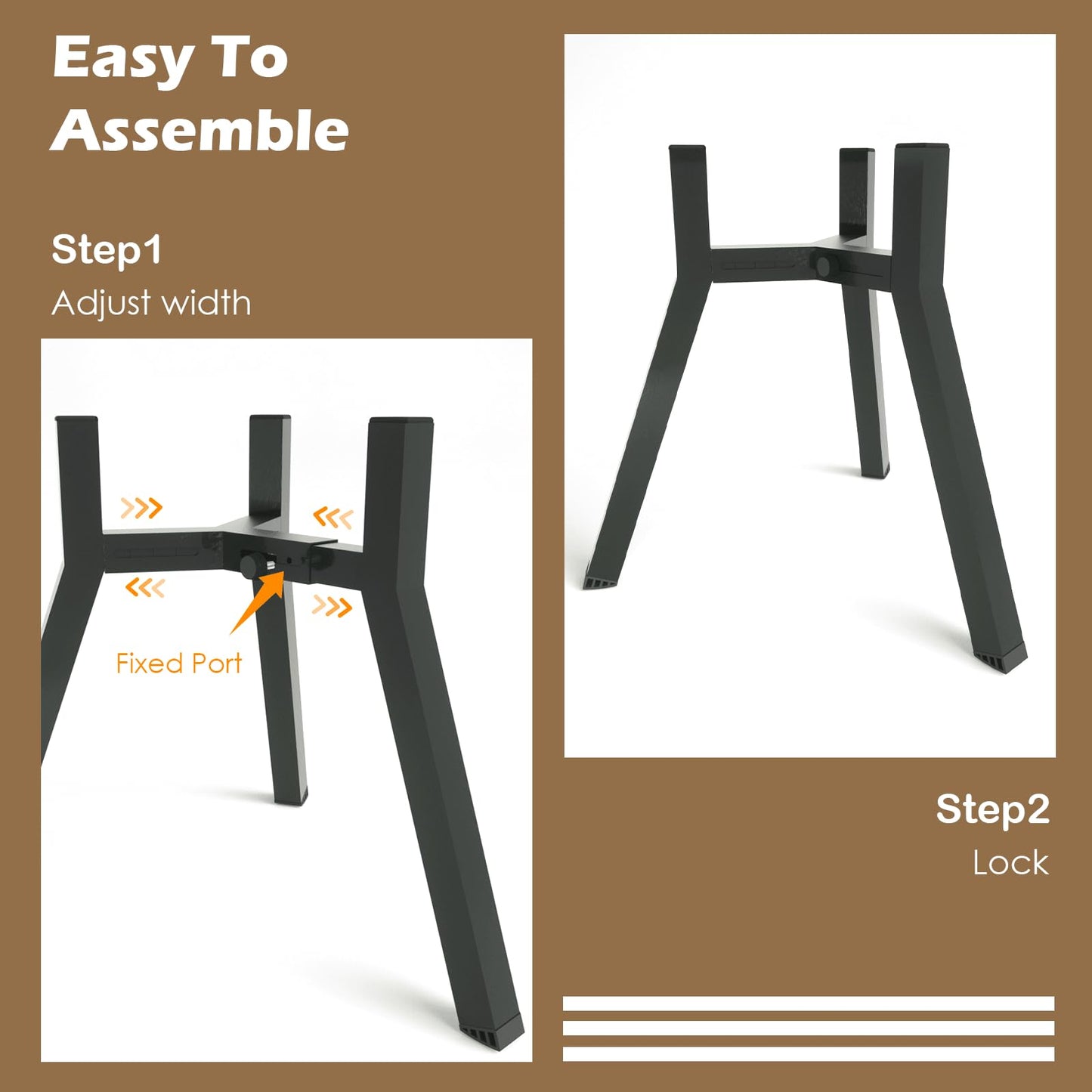Soporte Ajustable para Cuencos para Perros TIDANT Negro de Metal