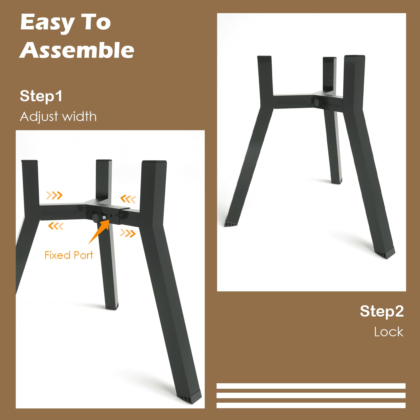 Soporte Ajustable para Cuencos para Perros TIDANT Negro de Metal