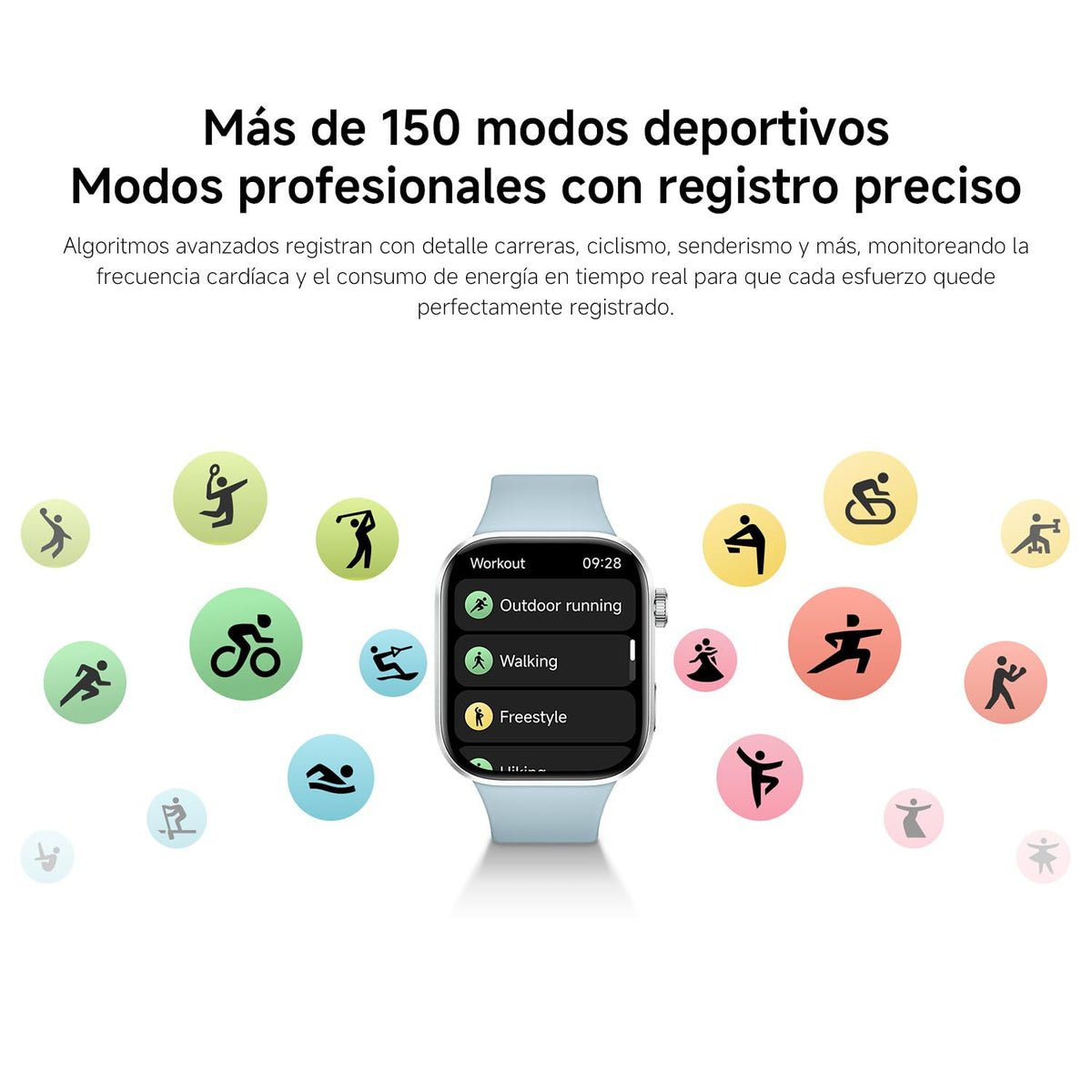 Reloj Inteligente Xiaomi Redmi Gris con GPS Compatible con iOS y Android 5ATM