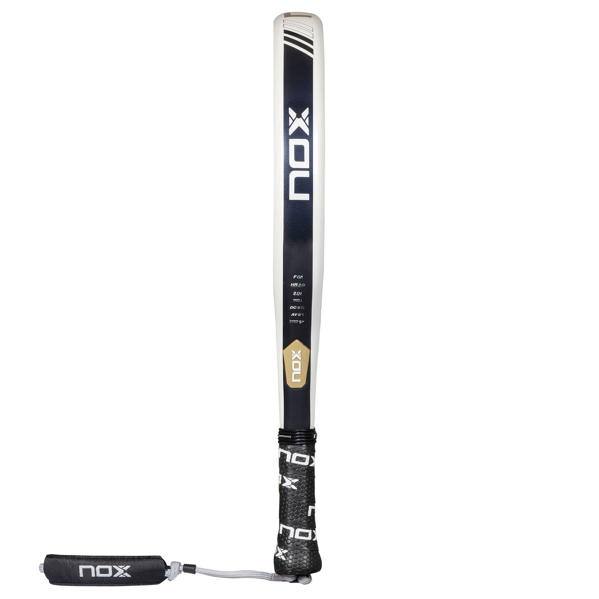 NOX Pala Padel Equation Advanced Series, Combina Manejabilidad, Control y Precisión con un Gran Tacto, Marco de Carbono y Sistema de Antivibraciones.